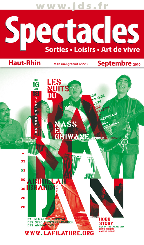 couverture magazine spectacles 223